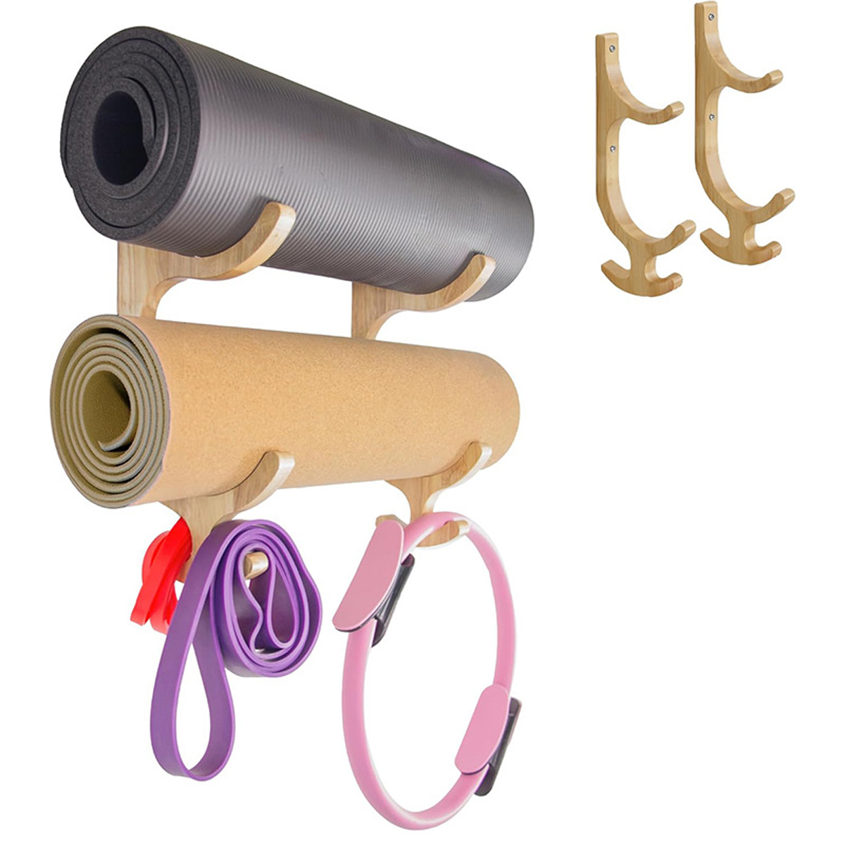 Soporte de pared para bandas d - Yoga Mat reseña y precio