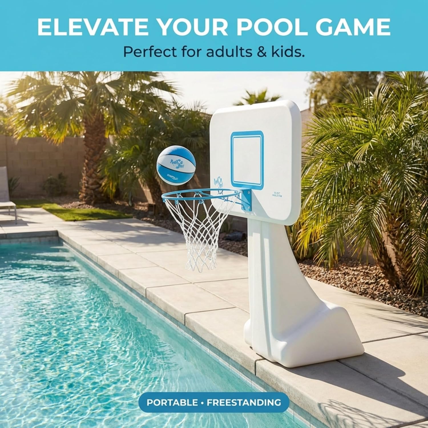 Set de Baloncesto para Piscina - Basketball Hoop reseña y precio