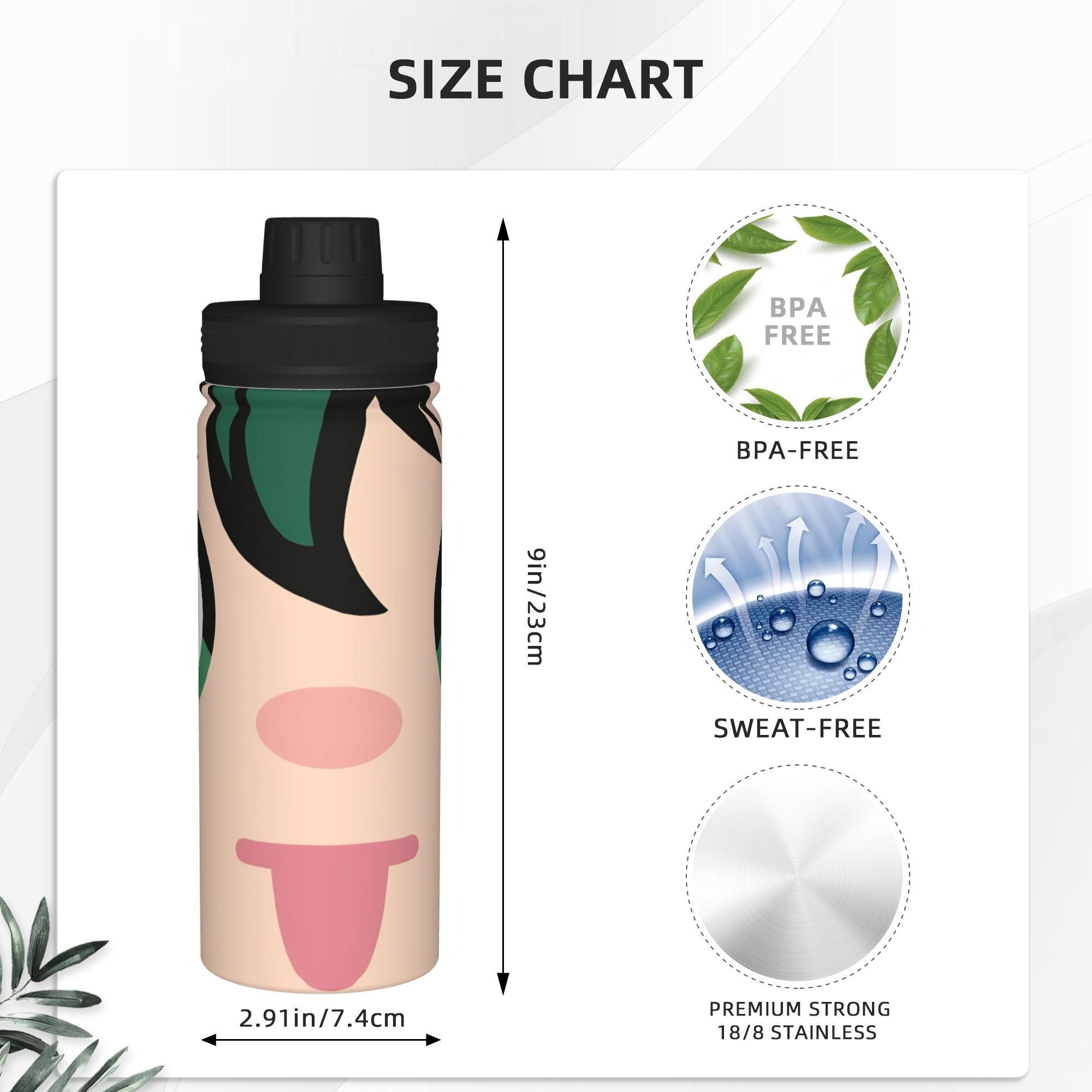 Taza deportiva aislada de 18 o - Sports Water Bottle Insulated reseña y precio
