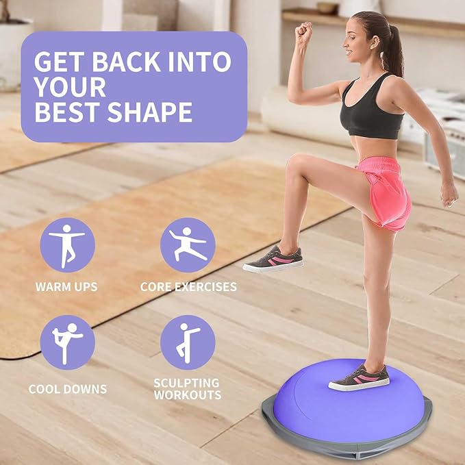 Pelota de equilibrio Bosu de 7 - Gym Ball reseña y precio