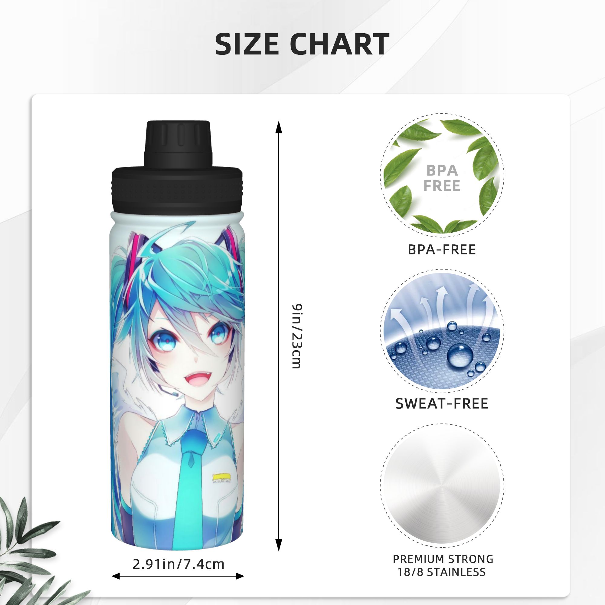 Taza deportiva aislada de 18 o - Sports Water Bottle Insulated reseña y precio