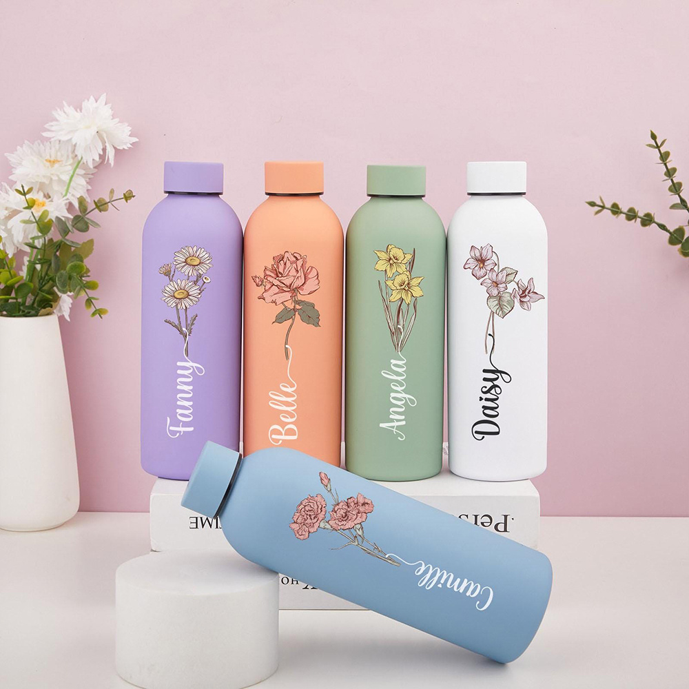 Botella de Agua Floral Persona - Sports Water Bottle Insulated reseña y precio