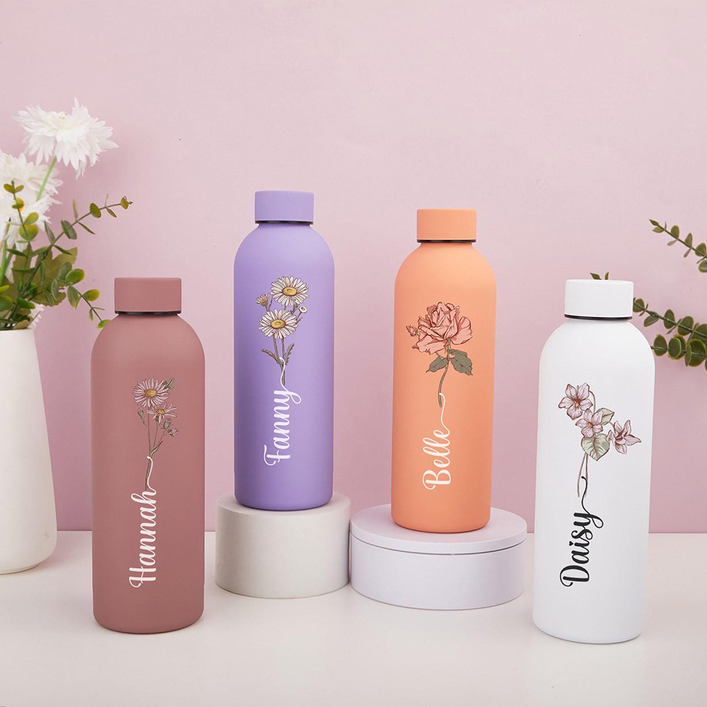 Botella de Agua Floral Persona - Sports Water Bottle Insulated reseña y precio