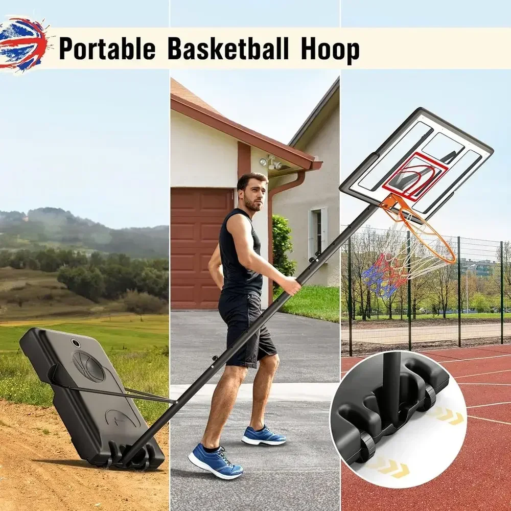 Aro de Baloncesto Portátil par - Basketball Hoop reseña y precio