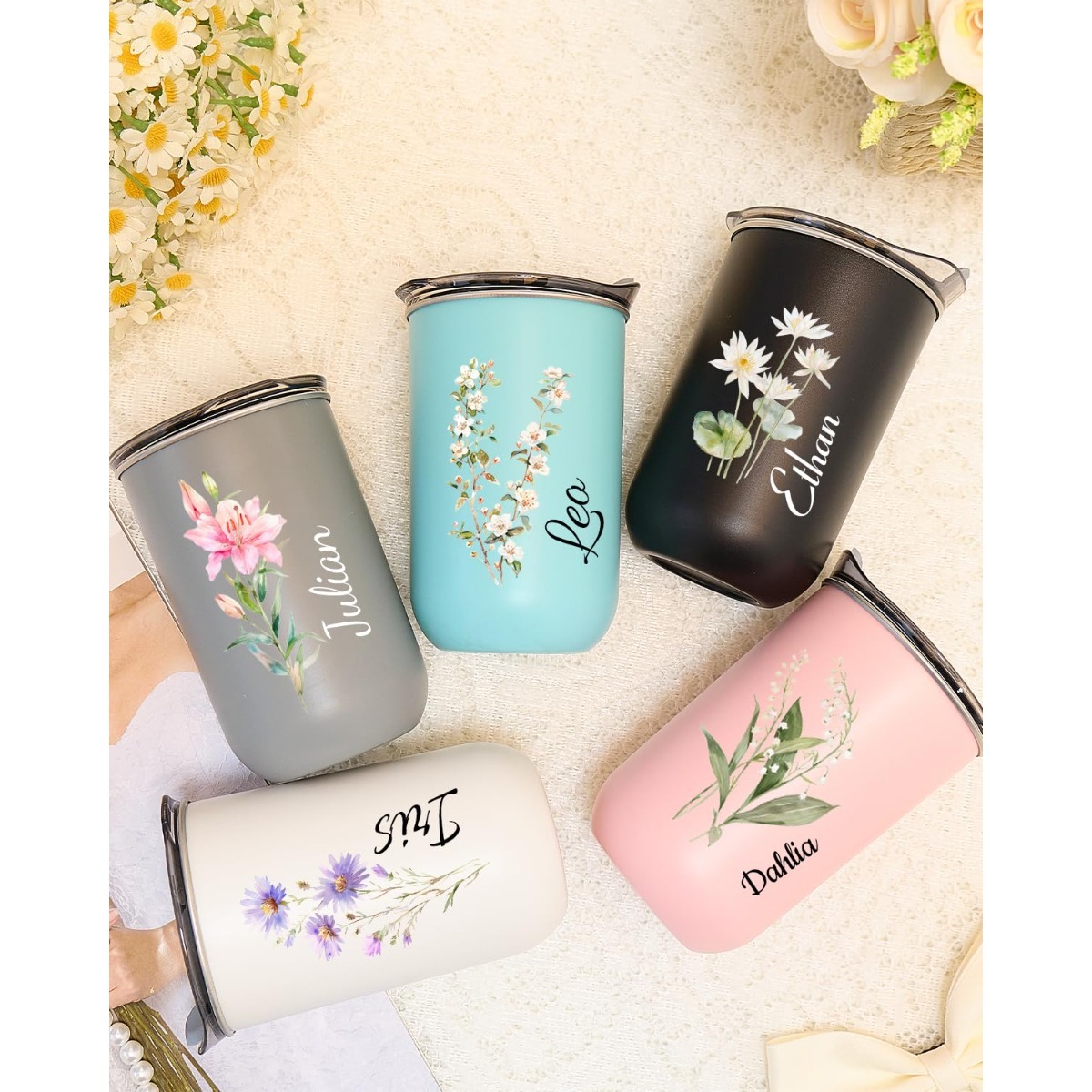 Taza de café personalizada de  - Sports Water Bottle Insulated reseña y precio