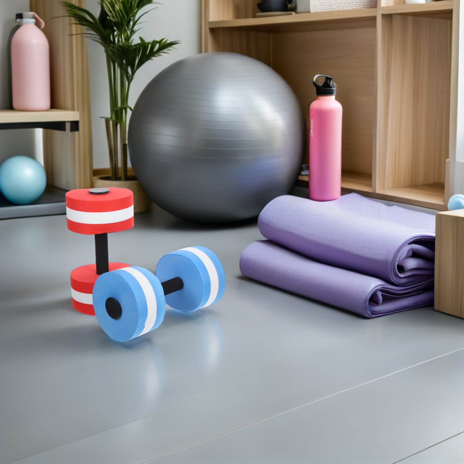 2 Pesas Acuáticas Flotantes de - Dumbbell Set reseña y precio