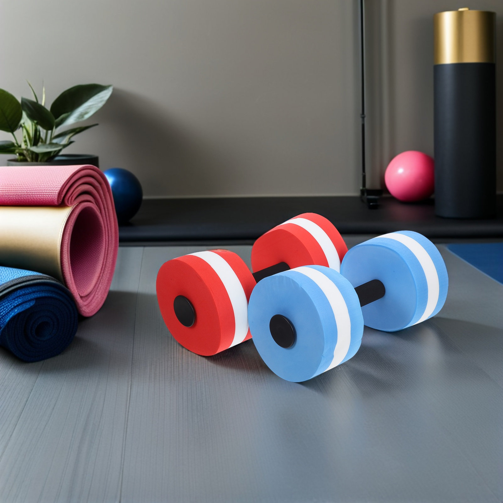 2 Pesas Acuáticas Flotantes de - Dumbbell Set reseña y precio