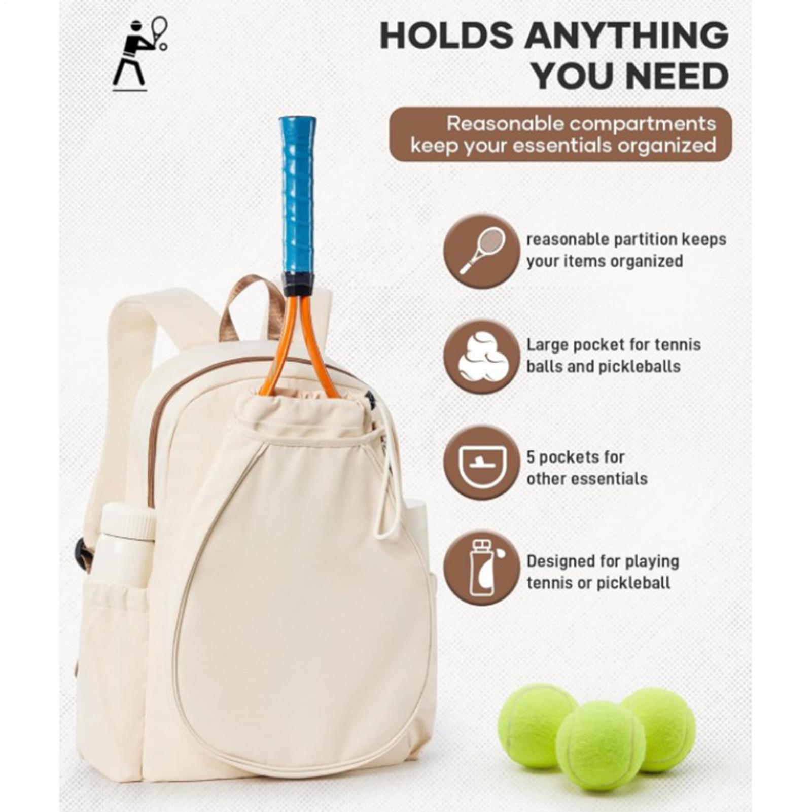 Bolsas de pickleball para homb - Tennis Racket reseña y precio