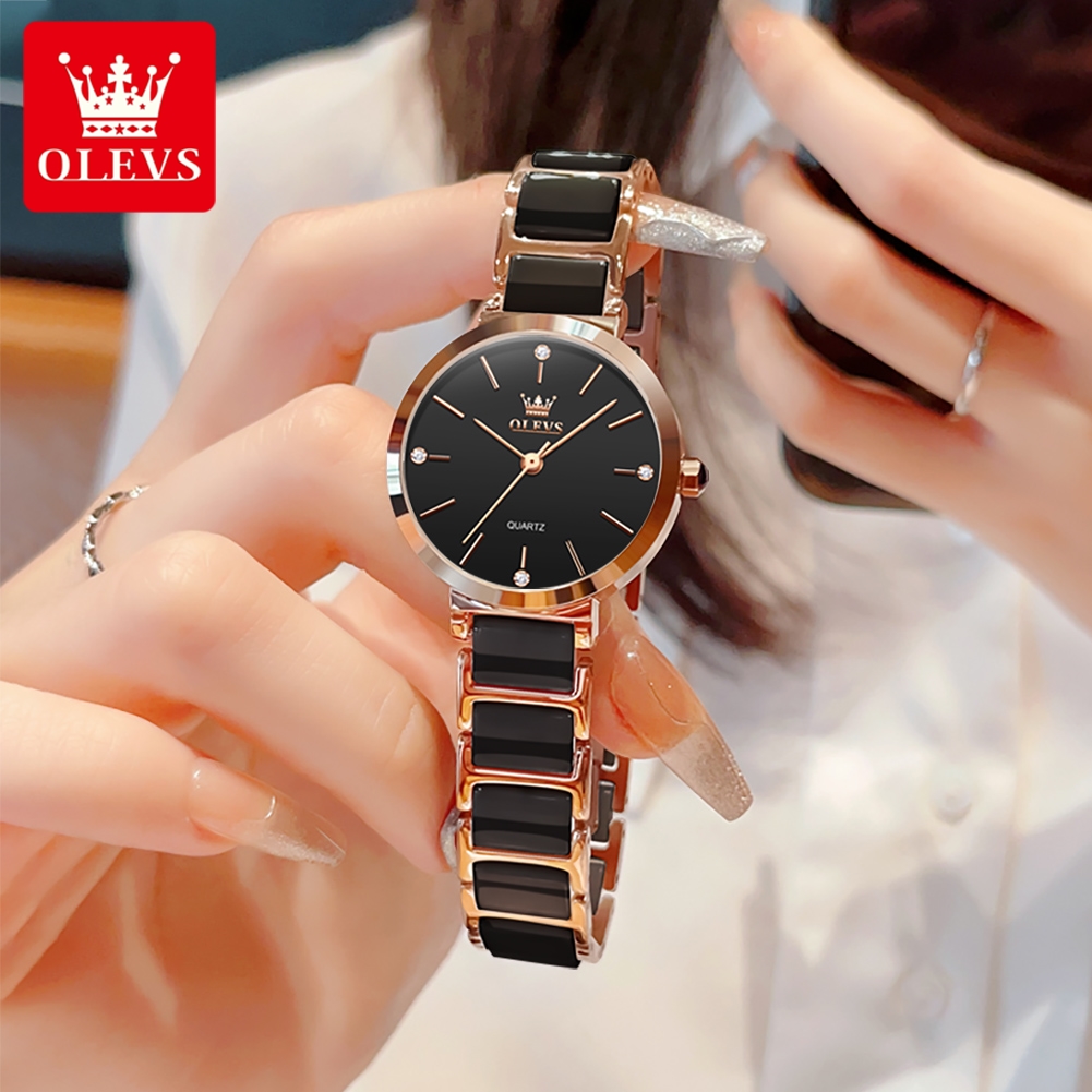 OLEVS Reloj de mujer 5877 Relo - Resistance Band reseña y precio