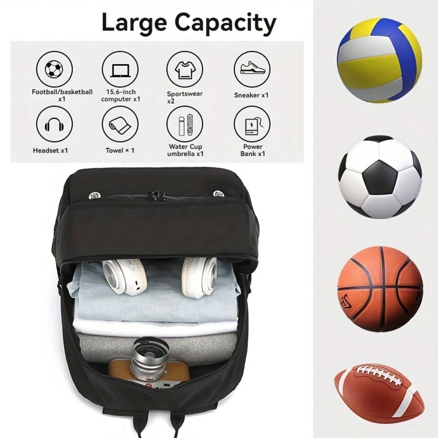Mochila para balones de fútbol - Gym Ball reseña y precio