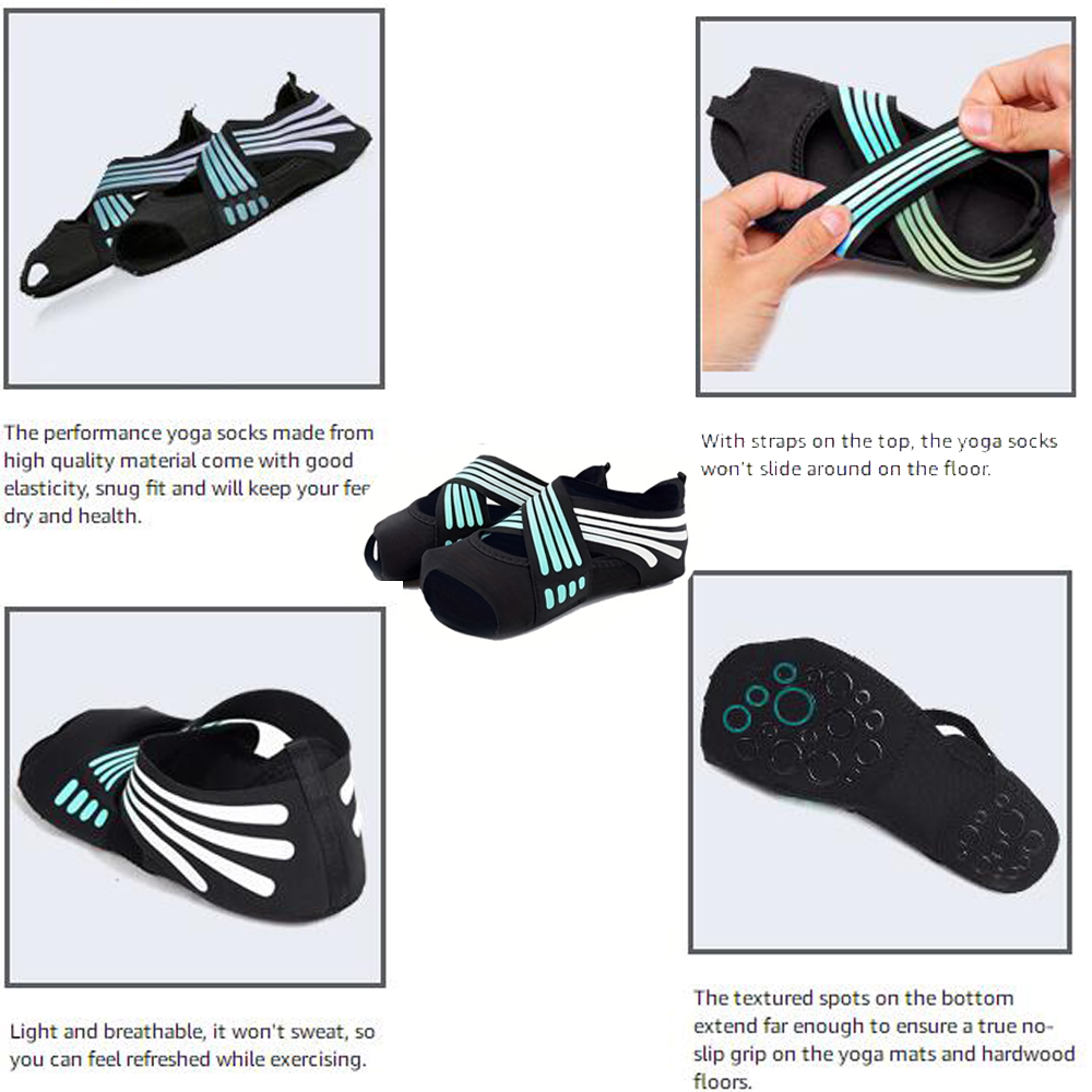1 par de calcetines antidesliz - Yoga Mat reseña y precio
