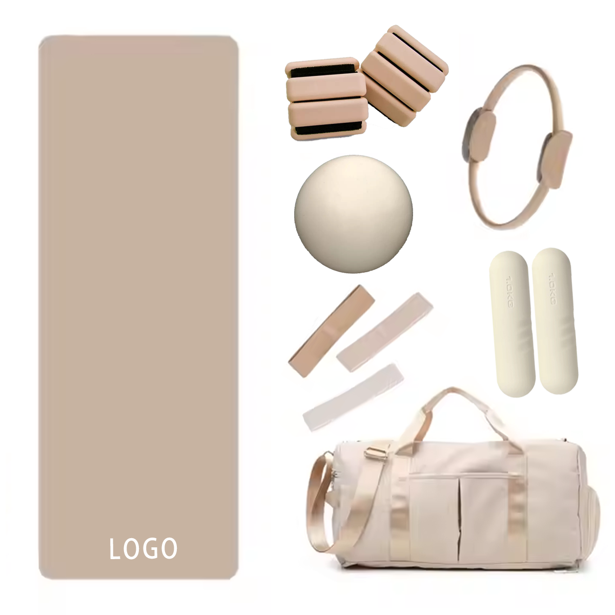 Kit de Pilates con Logotipo Pe - Gym Ball reseña y precio