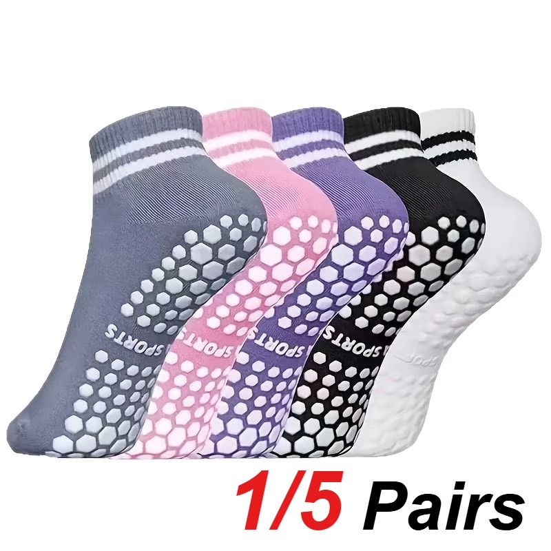 1/5 par de calcetines de silic - Yoga Mat reseña y precio