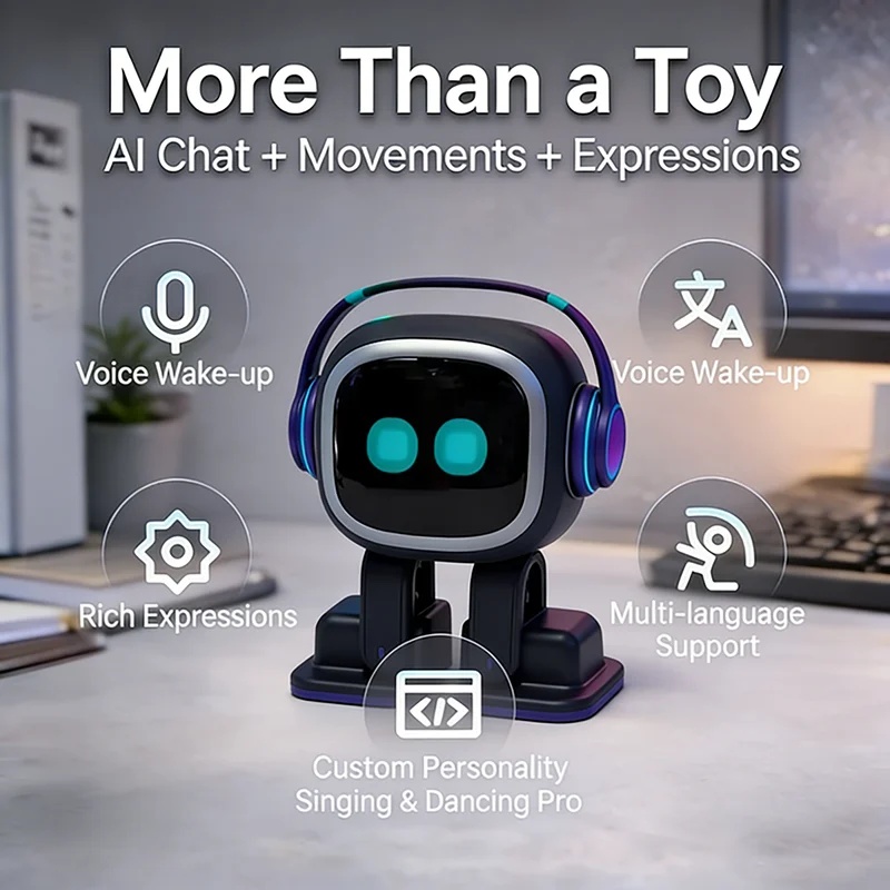 Nuevo Robot EMO con IA, Compañ - Skateboard reseña y precio