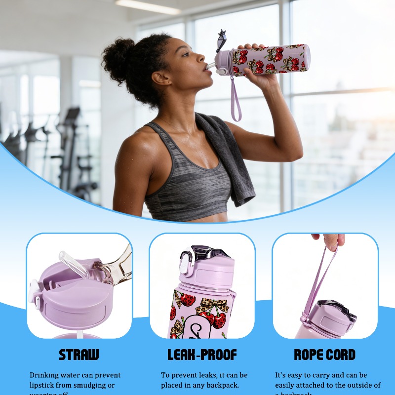 Botella de agua de plástico a  - Sports Water Bottle Insulated reseña y precio