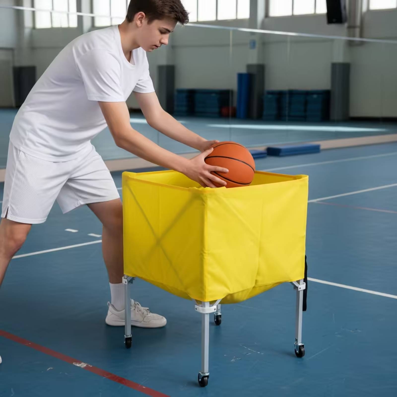 Carrito de Pelotas Plegable y  - Gym Ball reseña y precio