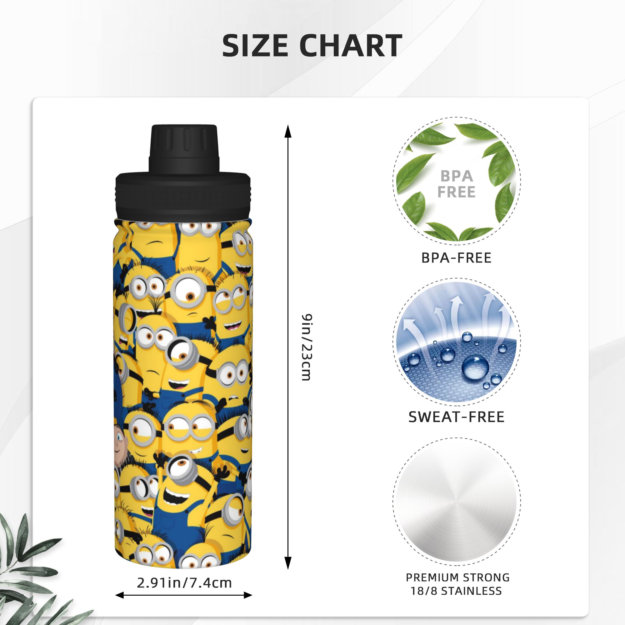 Termo Deportivo Aislado de 18  - Sports Water Bottle Insulated reseña y precio