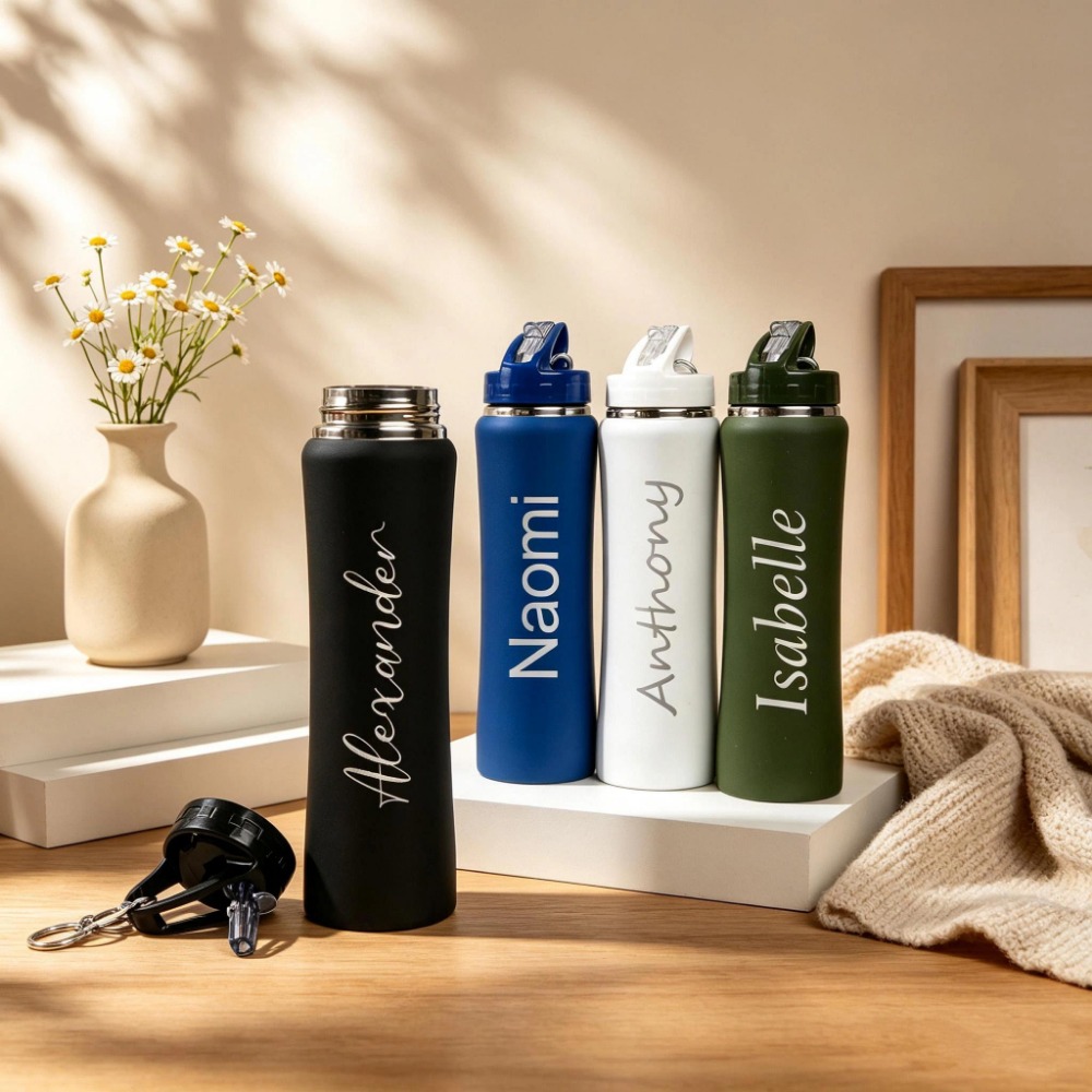 1. Botella de agua de acero in - Sports Water Bottle Insulated reseña y precio