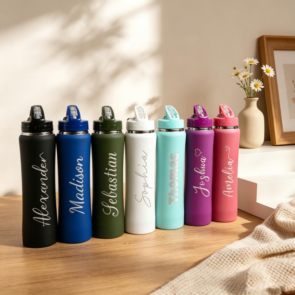 1. Botella de agua de acero in - Sports Water Bottle Insulated reseña y precio