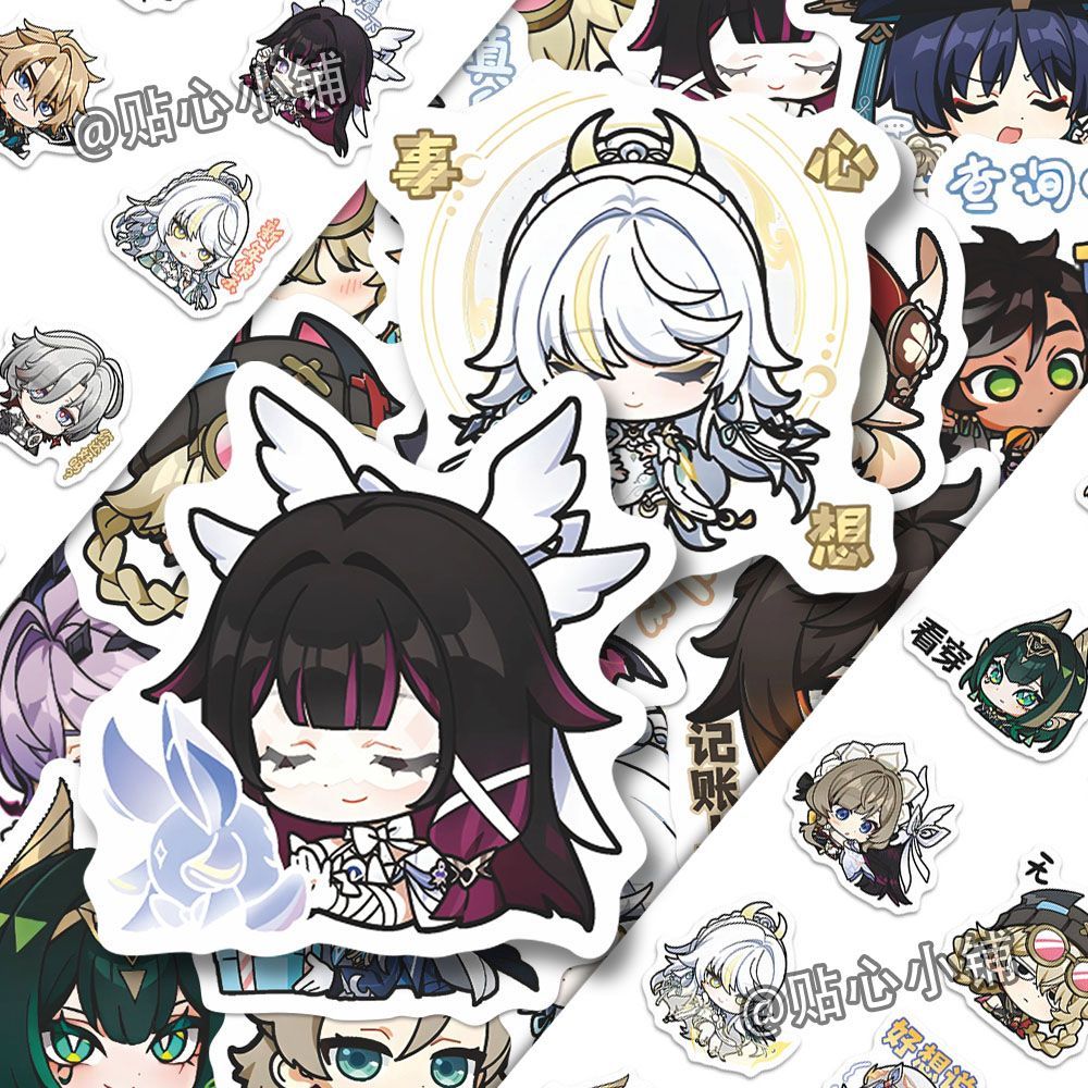 64 pegatinas de anime de Gensh - Skateboard reseña y precio